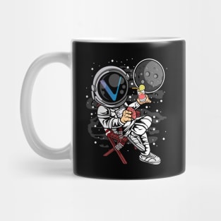 Retirement Plan Astronaut Vechain VET Coin To The Moon Crypto Token Cryptocurrency Blockchain Wallet Birthday Gift For Men Women Kids Mug